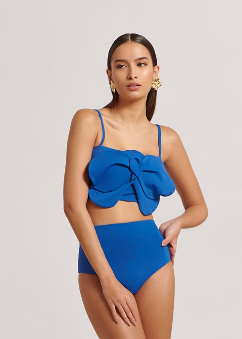 Biquini Flore Hot Pants - Azul Royal