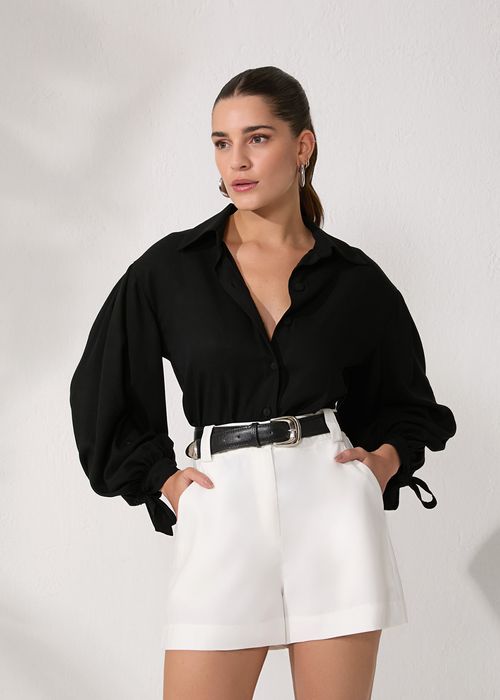 Short Alfaiataria Sense Essencials - Off White
