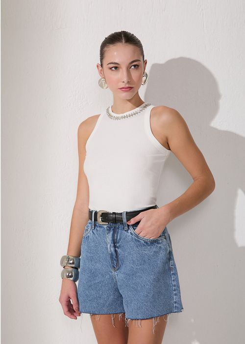 Short Jeans Stripped - Jeans