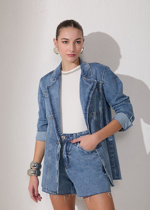Maxi Blazer Jeans Stripped - Jeans