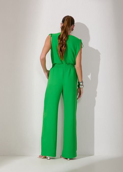 Conjunto Blusa Wide Leg Crepe Flow - Energy Green