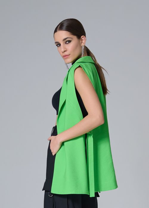 Maxi Colete Visco Casual - Verde