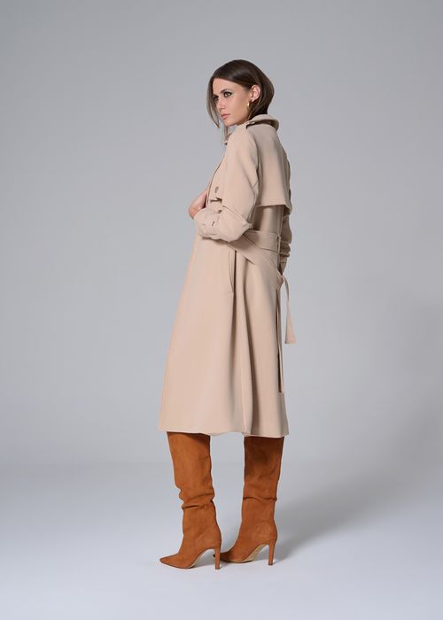Trench Coat Alfaiataria Heavy - Capuccino