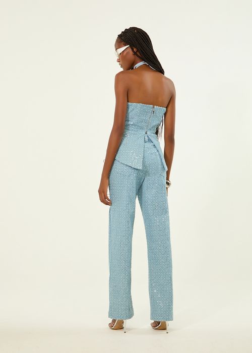 Calça Jeans Five Pockets Destroyed - Denim