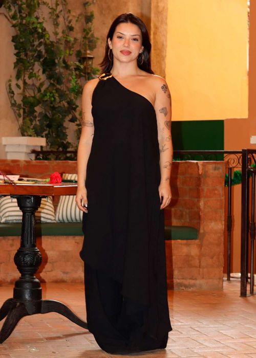 Conjunto Blusa E Calça Crepe Flow - Preto