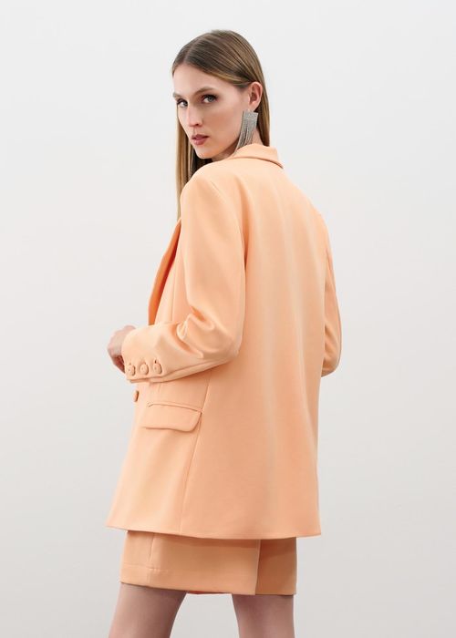 Maxi Blazer Alfaiataria Genebra - Peach