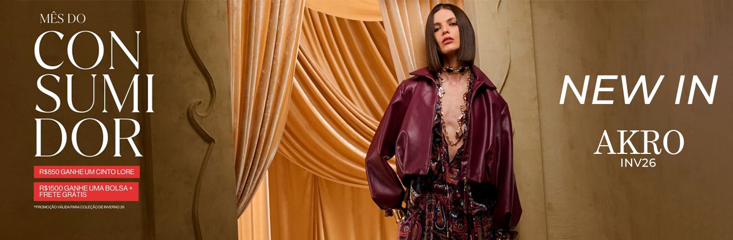 NEW IN - Nova Coleção Inverno 2026 com super vantagem